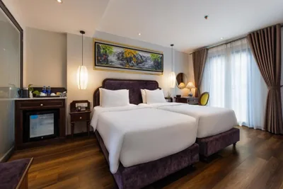 带阳台双床间 — Hanoi Central Hotel & Residences